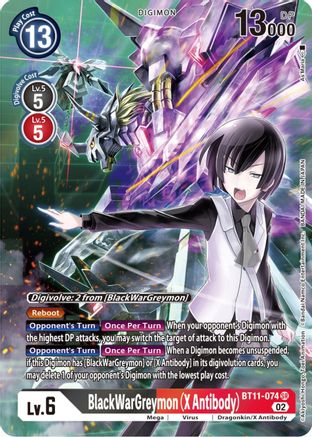 BlackWarGreymon (X Antibody) [BT11-074] (Alternate Art) [Dimensional Phase] - Trinity Hobby