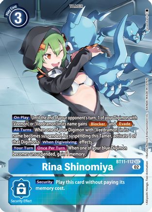 Rina Shinomiya [BT11-112] (Alternate Art) [Dimensional Phase] - Trinity Hobby