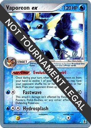 Vaporeon ex (110/113) (Eeveelutions - Jimmy Ballard) [World Championships 2006] - Trinity Hobby