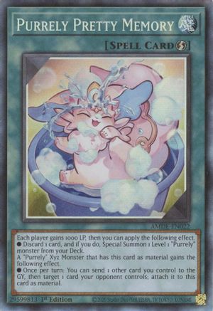 Purrely Pretty Memory [AMDE-EN022] Collector's Rare - Trinity Hobby