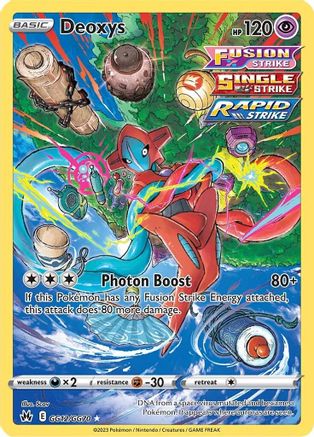 Deoxys (GG12/GG70) [Sword & Shield: Crown Zenith] - Trinity Hobby