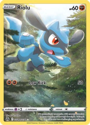 Riolu (GG26/GG70) [Sword & Shield: Crown Zenith] - Trinity Hobby