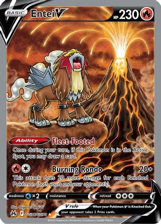 Entei V (GG36/GG70) [Sword & Shield: Crown Zenith] - Trinity Hobby