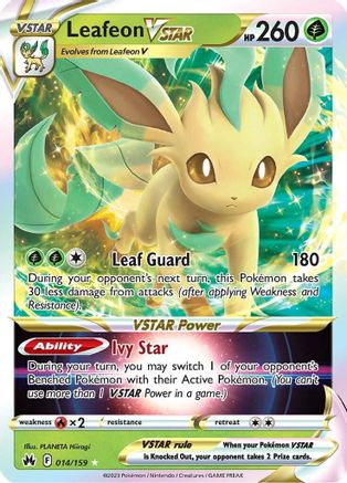 Leafeon VSTAR (014/159) [Sword & Shield: Crown Zenith] - Trinity Hobby