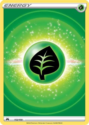 Grass Energy (152/159) (Texture Full Art) [Sword & Shield: Crown Zenith] - Trinity Hobby