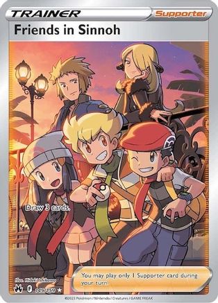 Friends in Sinnoh (149/159) (Full Art) [Sword & Shield: Crown Zenith] - Trinity Hobby