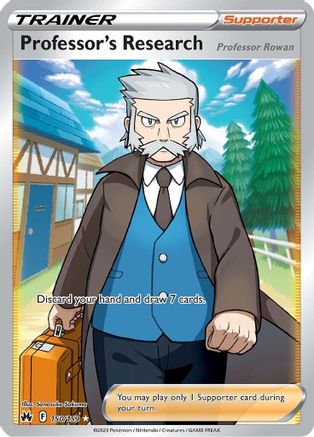 Professor's Research (150/159) (Full Art) [Sword & Shield: Crown Zenith] - Trinity Hobby