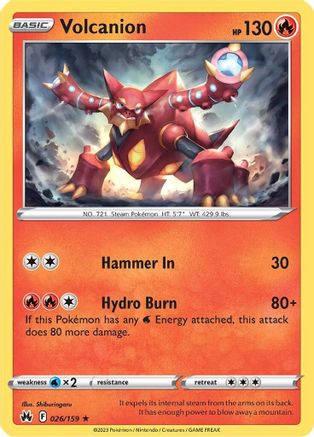 Volcanion (026/159) [Sword & Shield: Crown Zenith] - Trinity Hobby