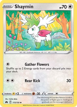 Shaymin (115/159) [Sword & Shield: Crown Zenith] - Trinity Hobby