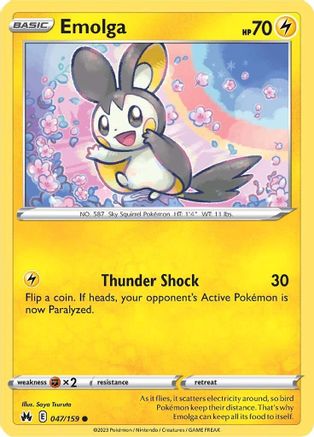 Emolga (047/159) [Sword & Shield: Crown Zenith] - Trinity Hobby
