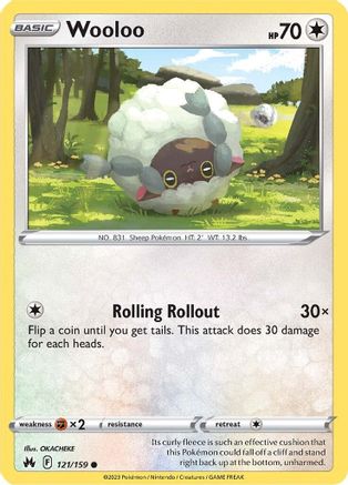 Wooloo (121/159) [Sword & Shield: Crown Zenith] - Trinity Hobby
