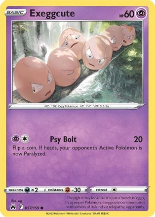 Exeggcute (057/159) [Sword & Shield: Crown Zenith] - Trinity Hobby