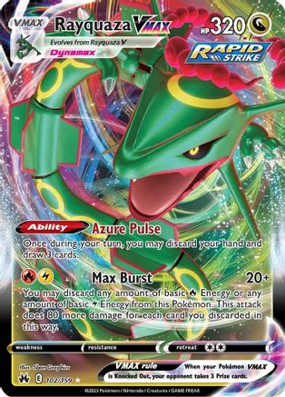 Rayquaza VMAX (102/159) (102) [Sword & Shield: Crown Zenith] - Trinity Hobby