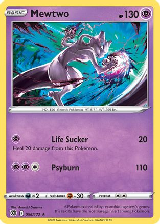 Mewtwo (Cosmos Holo) - (056/172) Holofoil [Miscellaneous Cards & Products]