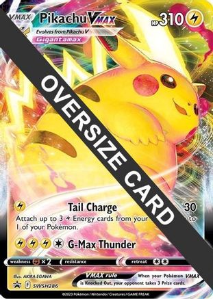 Pikachu VMAX (SWSH286) (Jumbo Card) [Sword & Shield: Black Star Promos] - Trinity Hobby