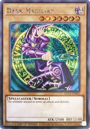 Dark Magician (Adidas Exclusive) [ADC1-EN001] Prismatic Secret Rare - Trinity Hobby