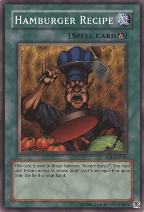 Hamburger Recipe [SRL-EN063] Common - Trinity Hobby