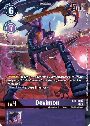 Devimon [ST6-08] (Box Topper) [Dimensional Phase] - Trinity Hobby
