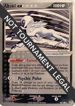 Absol ex (92/108) (Legendary Ascent - Tom Roos) [World Championships 2007] - Trinity Hobby