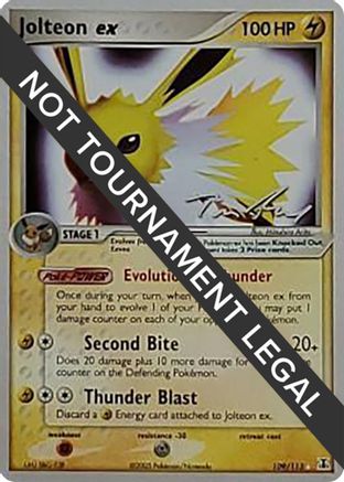 Jolteon ex (109/113) (Legendary Ascent - Tom Roos) [World Championships 2007] - Trinity Hobby