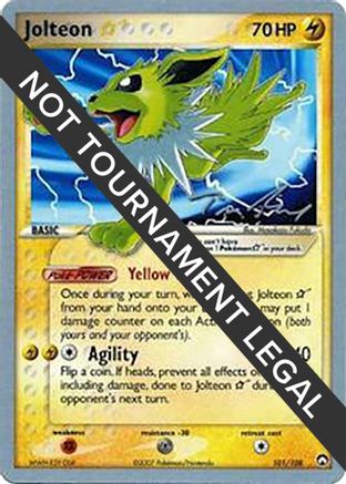 Jolteon Star (101/108) (Legendary Ascent - Tom Roos) [World Championships 2007] - Trinity Hobby