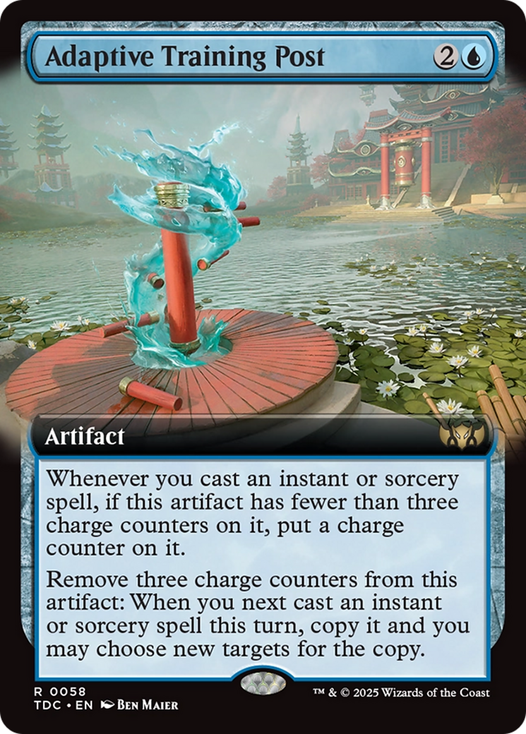 Adaptive Training Post (Extended Art) (TDC-058) - [Commander: Tarkir: Dragonstorm] - Trinity Hobby