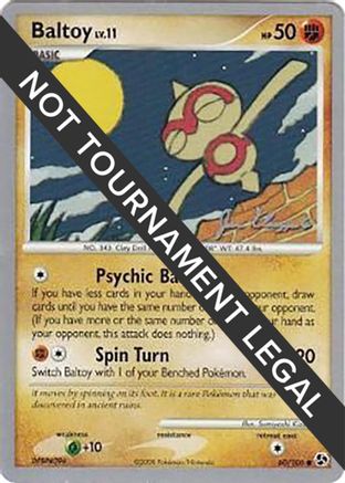 Baltoy LV.11 (60/106) (Psychic Lock - Jason Klaczynski) [World Championships 2008] - Trinity Hobby