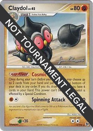 Claydol LV.45 (15/106) (Psychic Lock - Jason Klaczynski) [World Championships 2008] - Trinity Hobby