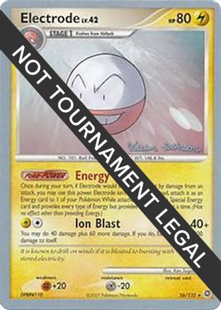 Electrode LV.42 (26/132) (Intimidation - Tristan Robinson) [World Championships 2008] - Trinity Hobby