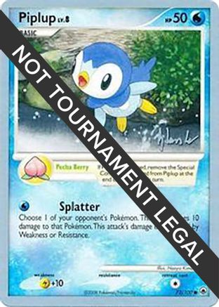 Piplup LV.8 (72/100) (Empotech - Dylan Lefavour) [World Championships 2008] - Trinity Hobby