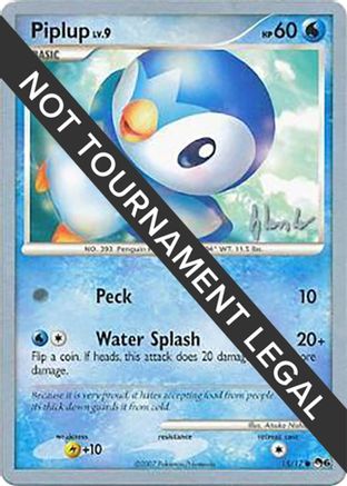 Piplup LV.9 (15/17) (Empotech - Dylan Lefavour) [World Championships 2008] - Trinity Hobby