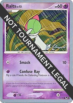 Ralts LV.13 (15/17) (Psychic Lock - Jason Klaczynski) [World Championships 2008] - Trinity Hobby