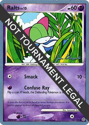 Ralts LV.13 (102/132) (Psychic Lock - Jason Klaczynski) [World Championships 2008] - Trinity Hobby