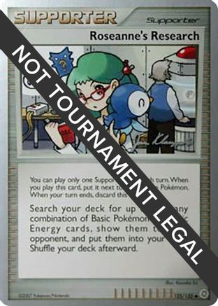 Roseanne's Research (125/132) (Psychic Lock - Jason Klaczynski) [World Championships 2008] - Trinity Hobby