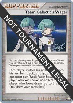 Team Galactic's Wager (115/123) (Bliss Control - Paul Atanassov) [World Championships 2008] - Trinity Hobby