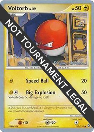Voltorb LV.29 (117/132) (Intimidation - Tristan Robinson) [World Championships 2008] - Trinity Hobby