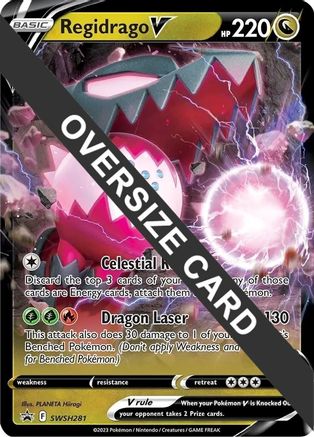 Regidrago V (SWSH281) (Jumbo Card) [Sword & Shield: Black Star Promos] - Trinity Hobby