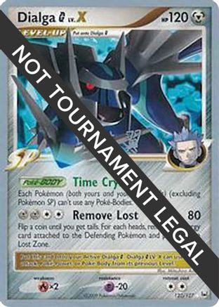 Dialga G LV.X (122/127) (Crowned Tiger - Tsubasa Nakamura) [World Championships 2009] - Trinity Hobby