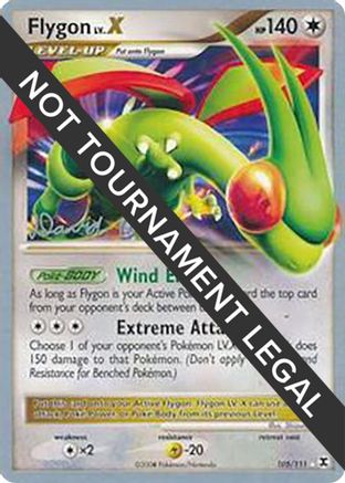 Flygon LV.X (105/111) (Stallgon - David Cohen) [World Championships 2009] - Trinity Hobby