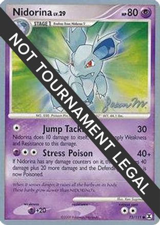 Nidorina LV.29 (73/111) (Queengar - Jason Martinez) [World Championships 2009] - Trinity Hobby
