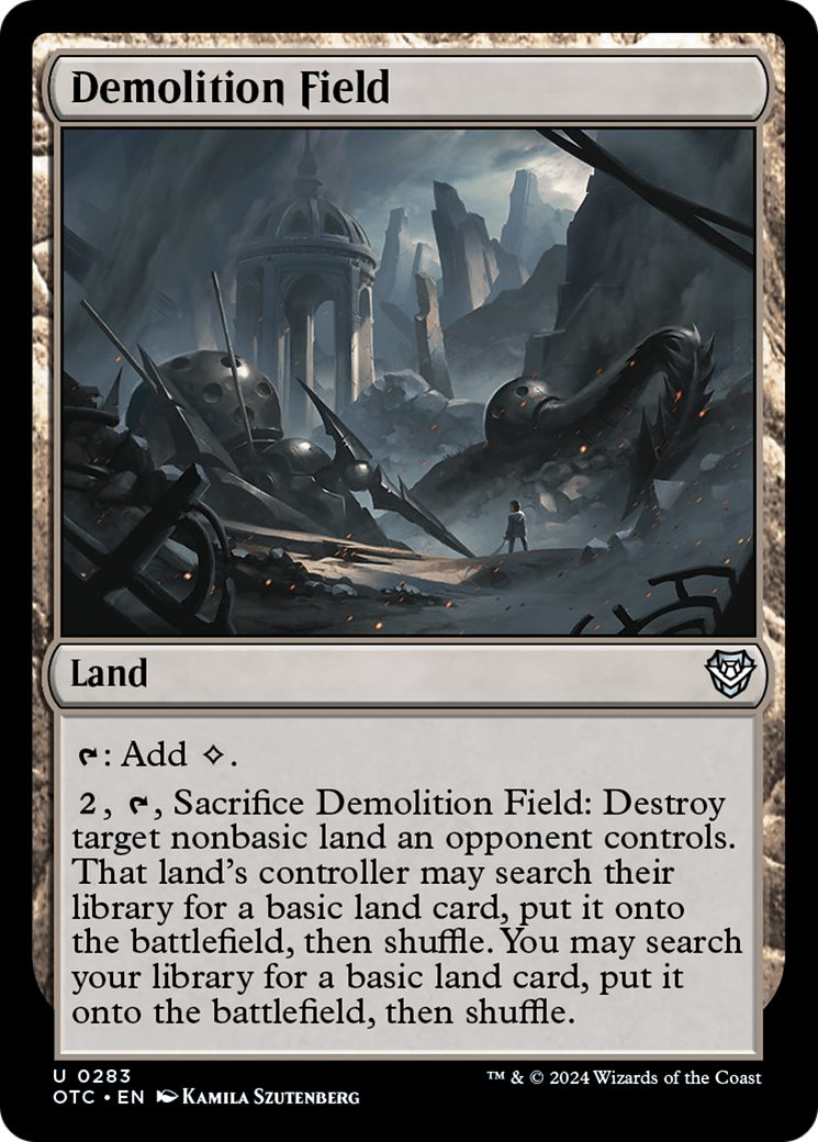 Demolition Field [Outlaws of Thunder Junction Commander] - Trinity Hobby