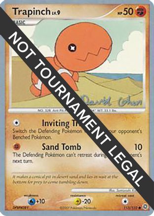 Trapinch LV.9 (115/132) (Stallgon - David Cohen) [World Championships 2009] - Trinity Hobby