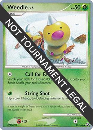 Weedle LV.5 (93/106) (Luxdrill - Stephen Silvestro) [World Championships 2009] - Trinity Hobby