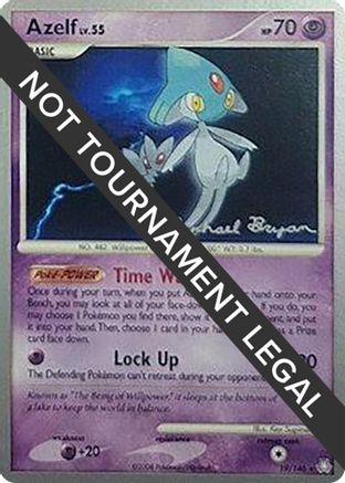Azelf LV.55 (19/146) (Happy Luck - Mychael Bryan) [World Championships 2010] - Trinity Hobby