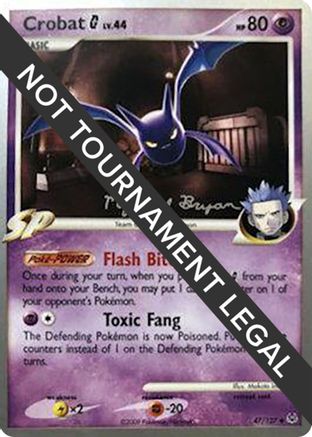 Crobat G LV.44 (47/127) (Happy Luck - Mychael Bryan) [World Championships 2010] - Trinity Hobby