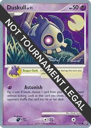 Duskull LV.11 (86/132) (Boltevoir - Michael Pramawat) [World Championships 2010] - Trinity Hobby