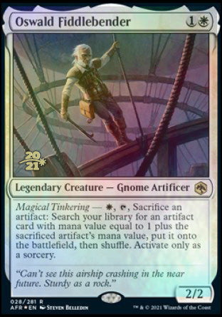Oswald Fiddlebender [Dungeons & Dragons: Adventures in the Forgotten Realms Prerelease Promos] - Trinity Hobby