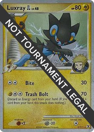 Luxray GL LV.48 (9/111) (Happy Luck - Mychael Bryan) [World Championships 2010] - Trinity Hobby
