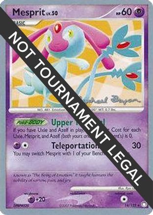Mesprit LV.30 (14/123) (Happy Luck - Mychael Bryan) [World Championships 2010] - Trinity Hobby