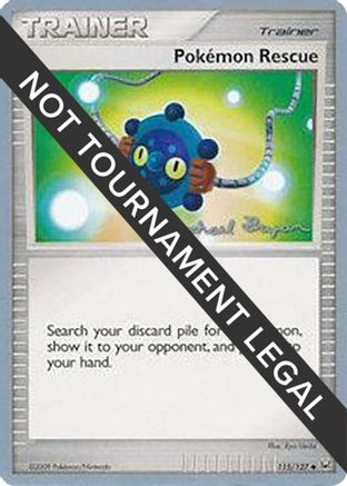 Pokemon Rescue (115/127) (Happy Luck - Mychael Bryan) [World Championships 2010] - Trinity Hobby